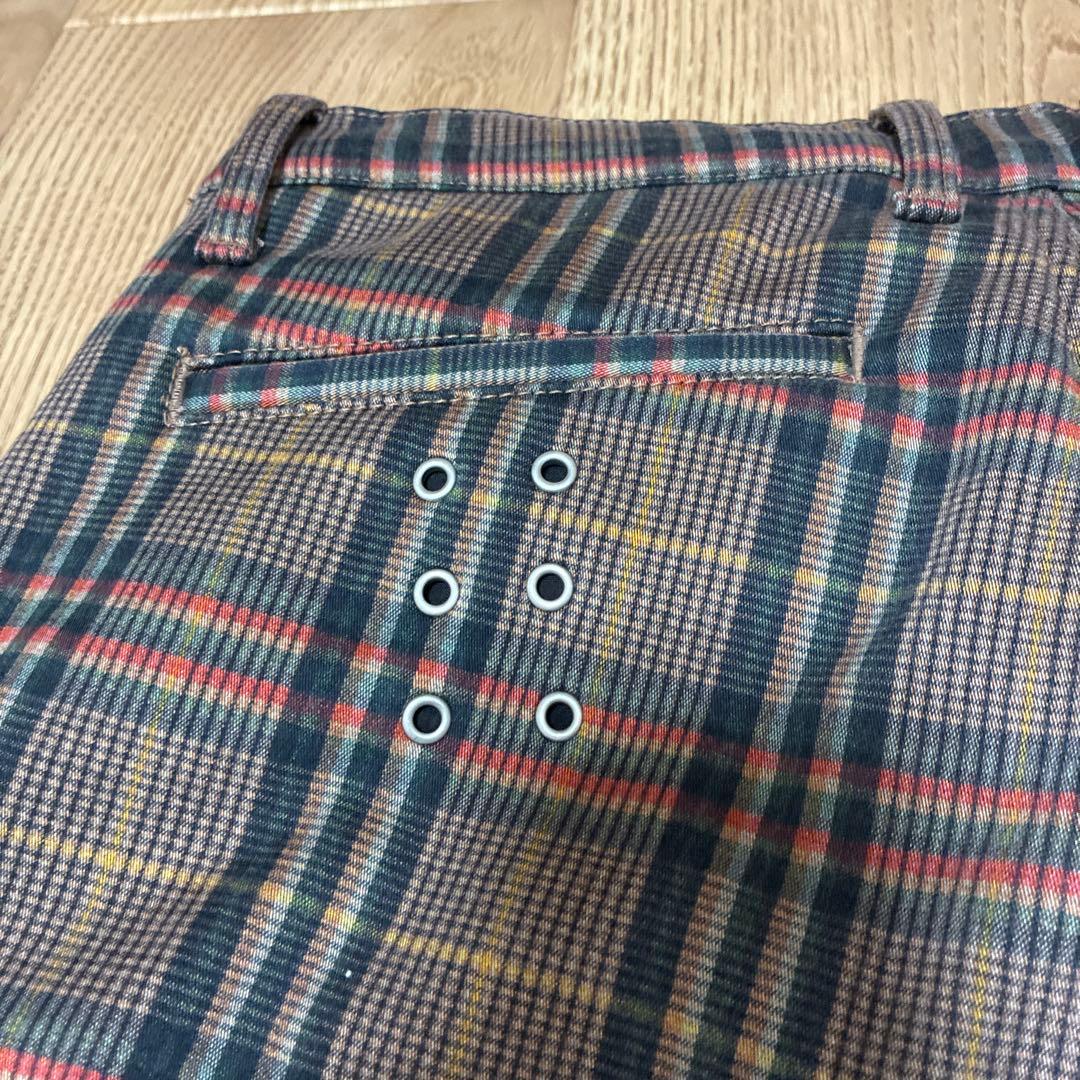 ラッセルノ　裏起毛　チェック柄パンツ