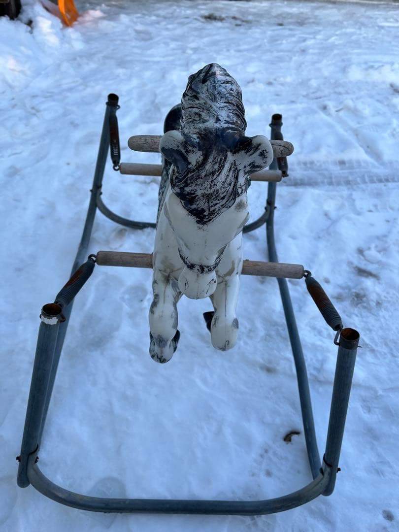 フランス アンティーク ロッキングホース/メリーゴーランド木馬風、木馬風飾り