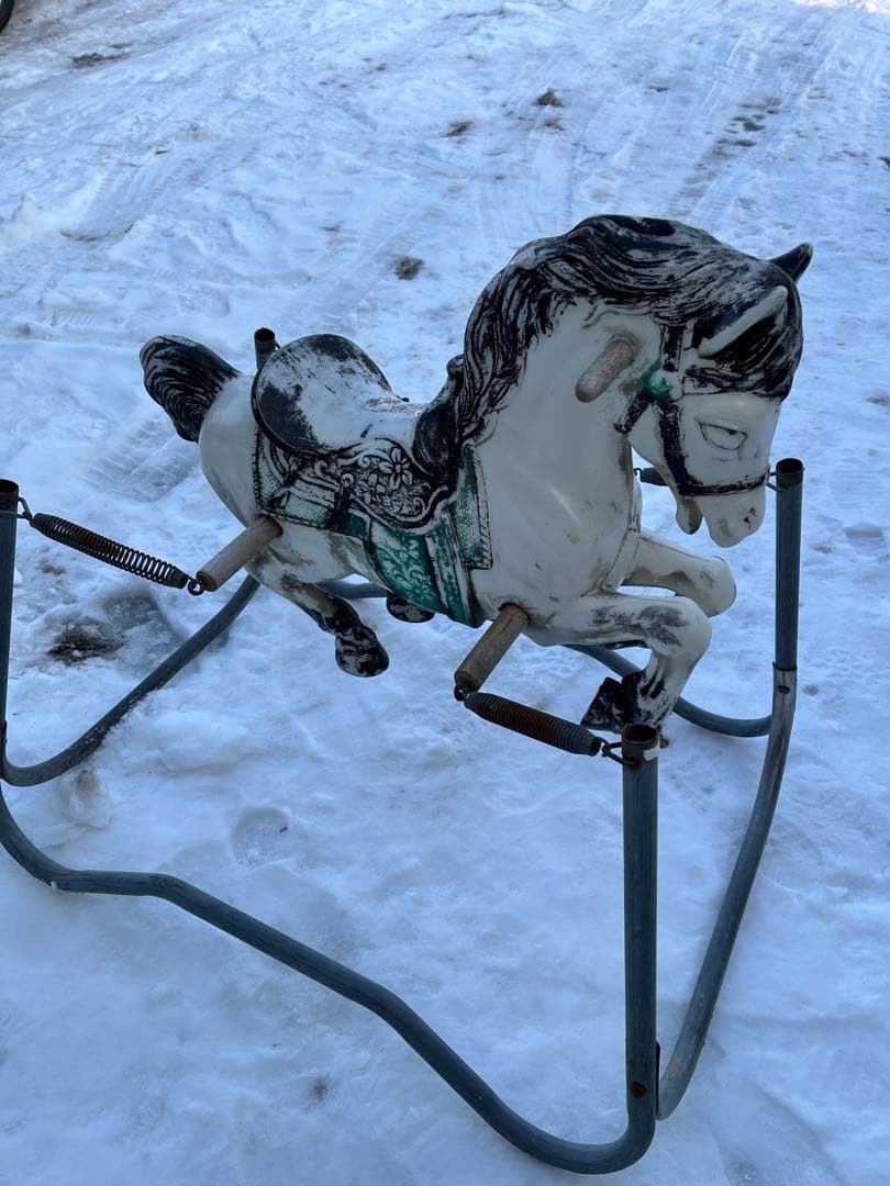フランス アンティーク ロッキングホース/メリーゴーランド木馬風、木馬風飾り