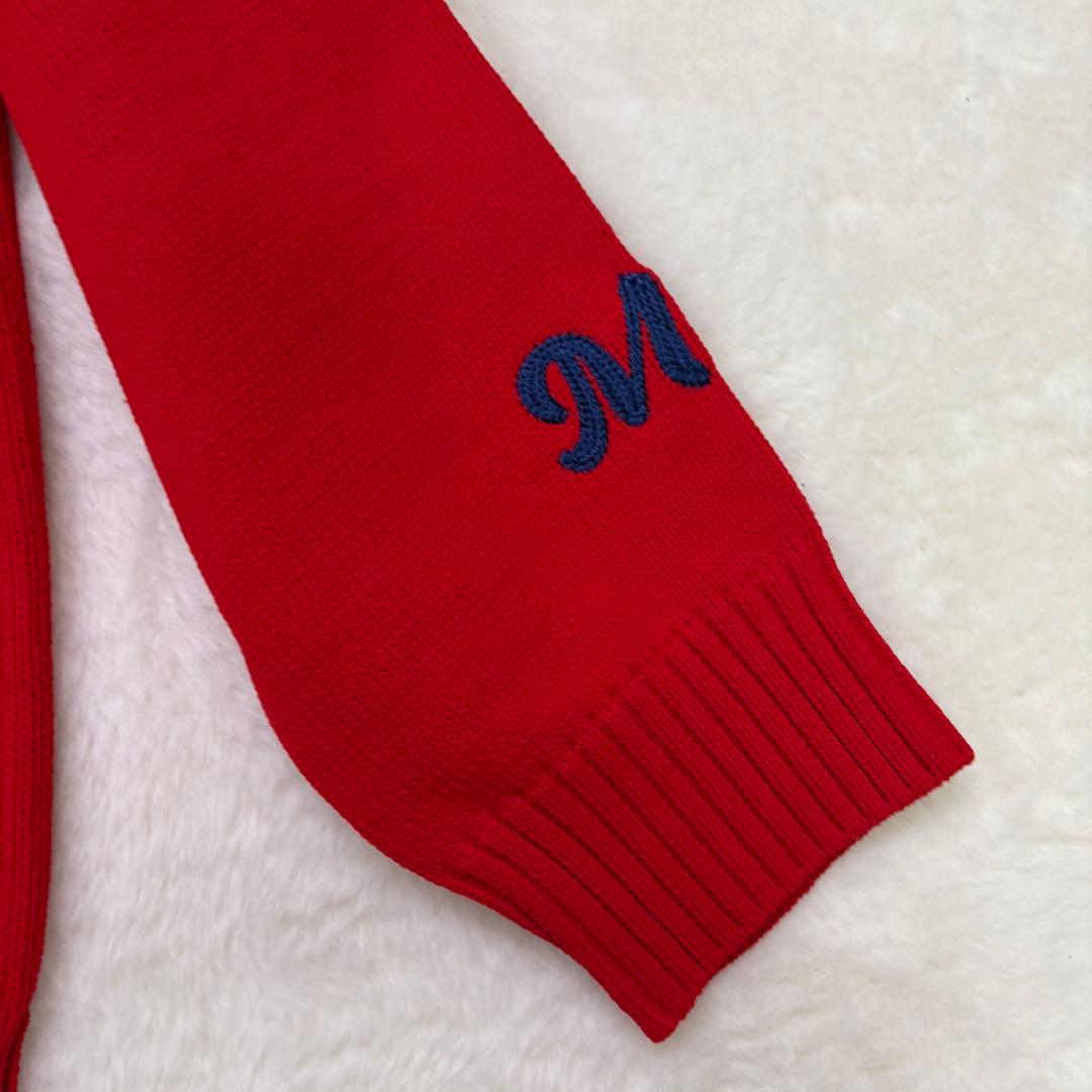 未使用級　PEARLY GATES 上田桃子　コラボ　赤 ウサギ刺繍 セーター