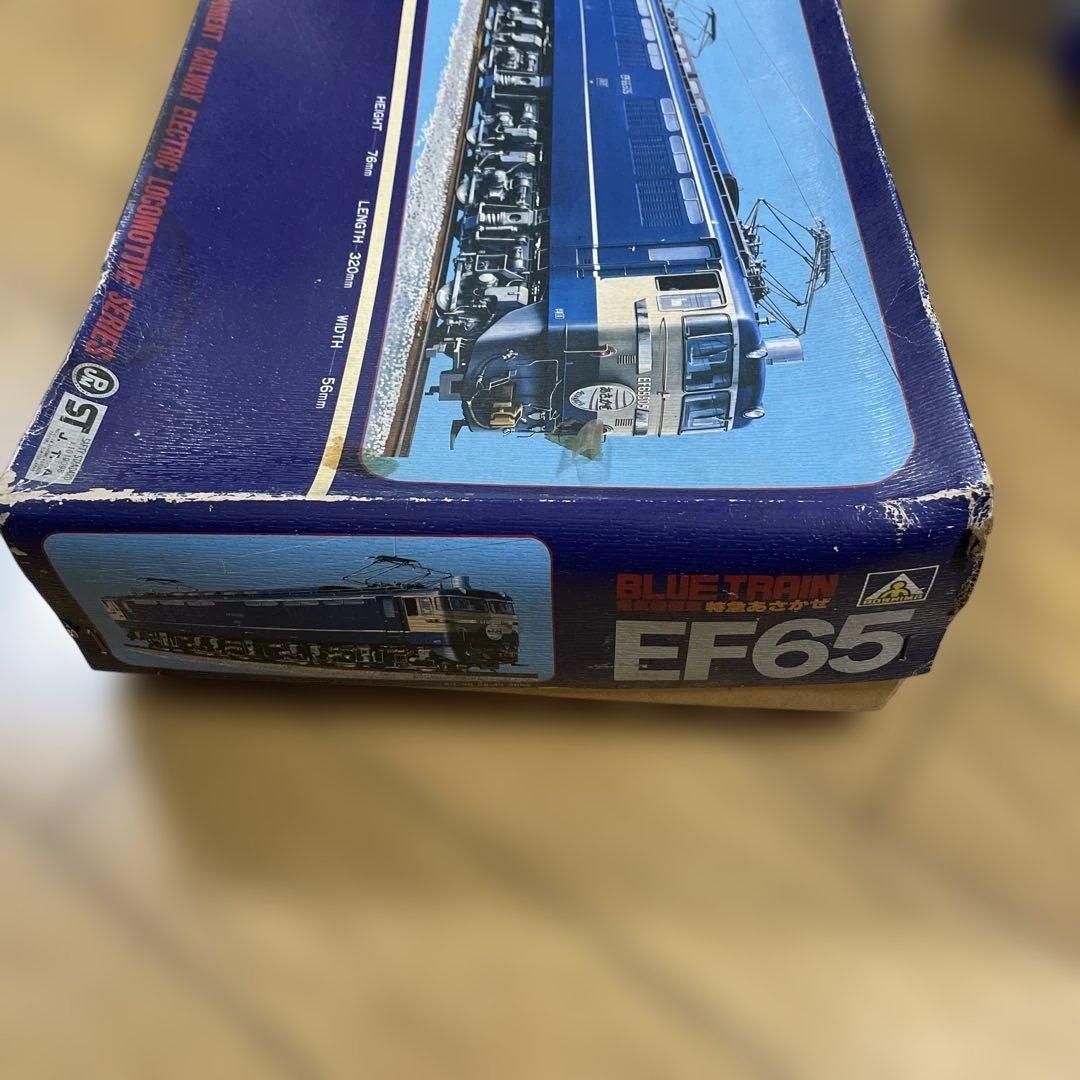 「希少！EF65 ブルートレイン 電気機関車モデル 中古品」Ln092