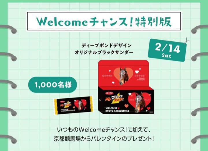 JRA 京都競馬場　ディープボンド ブラックサンダー