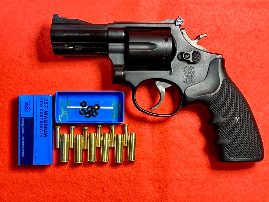 希少HW樹脂モデルガン　MGC製S&W M586 3インチ コンバットマグナム