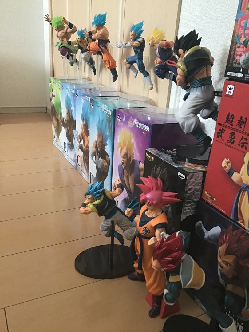 一番くじ サイヤ人超決戦A.B.C.D.H賞他フィギュア9体セット‼️