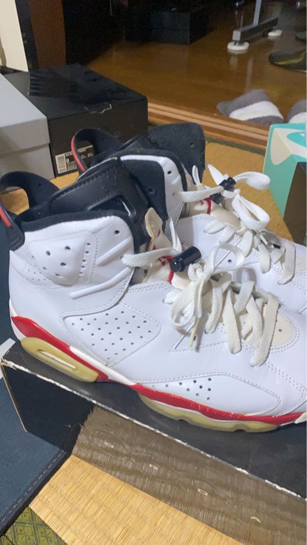 Air Jordan 6 ホワイト/レッド/ブラック