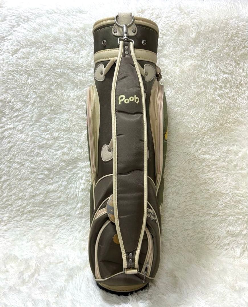 希少✨POOH プーさん ゴルフバッグ　キャディバッグ　ミニポーチ付き
