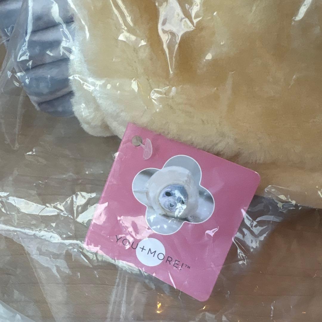 【廃盤品】YOU+MORE! 換毛期　アザラシ　ぬいぐるみ　フェリシモ　東武動物