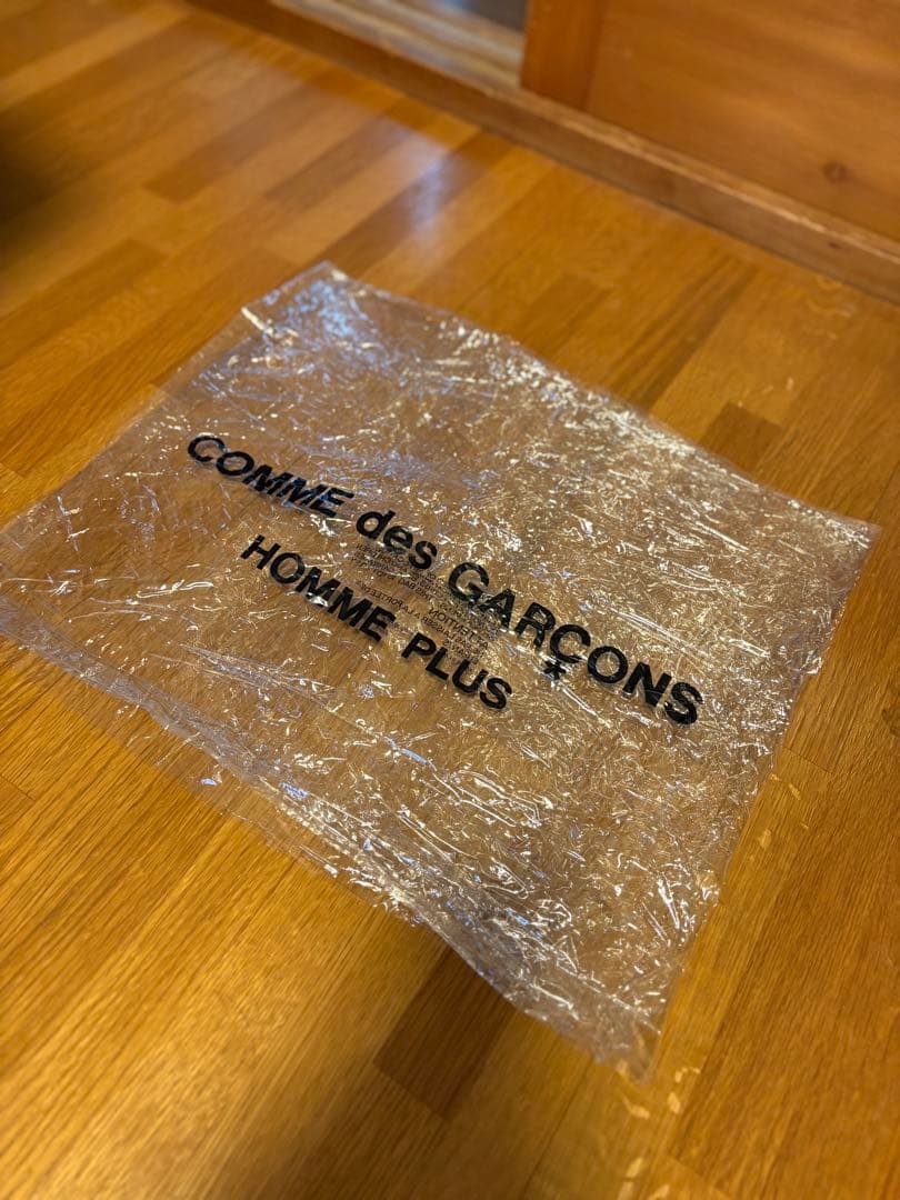 COMME des GARÇONS ボストンバッグ 黒　レザー合皮