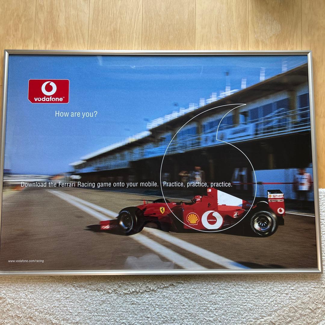 Vodafone Ferrari Racing 広告ポスター大判非売品3枚セット