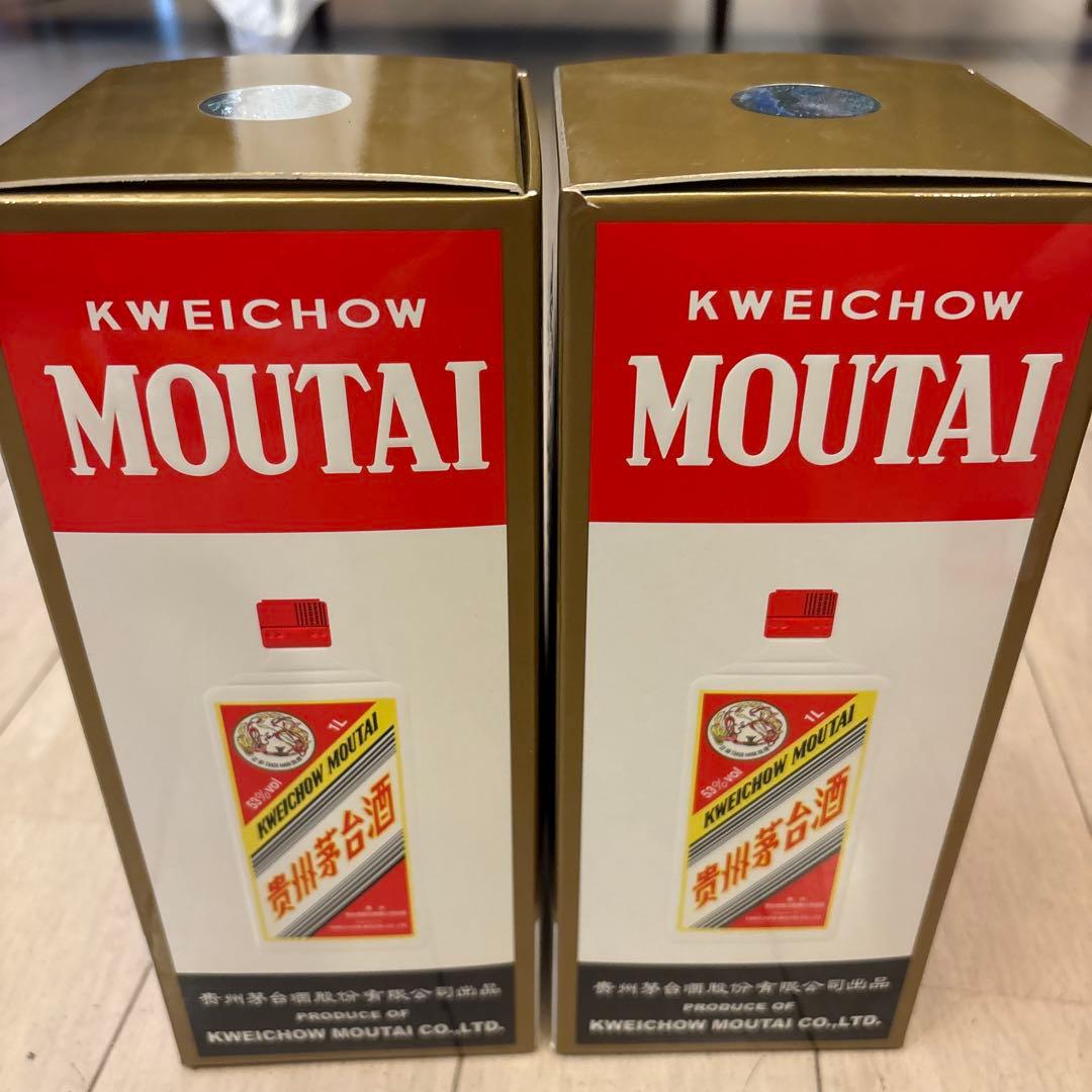 茅台酒　Moutai 天女ラベル 1000ml 53度 計2本
