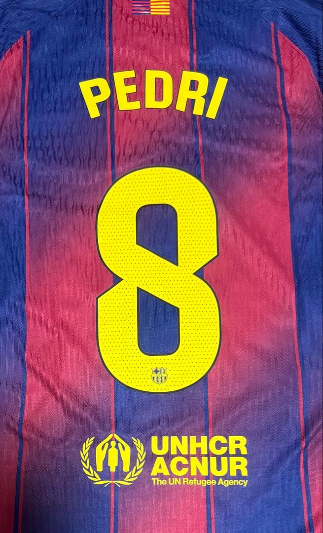 【新品 タグ付き 正規品】バルセロナ 25/26 ユニフォーム PEDRI S