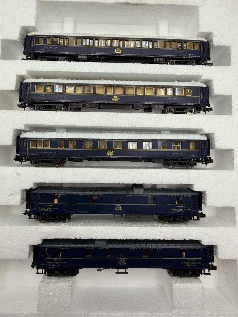 ARNOLD Nゲージ オリエント急行客車、荷物車 5両セット