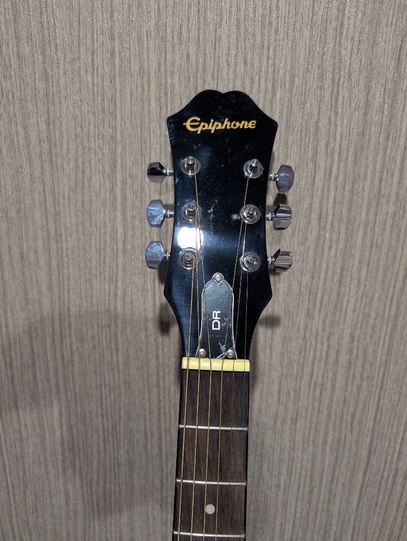 美品/Epiphone　DR-100LTD/NA チューナー付エレアコ　ケース付