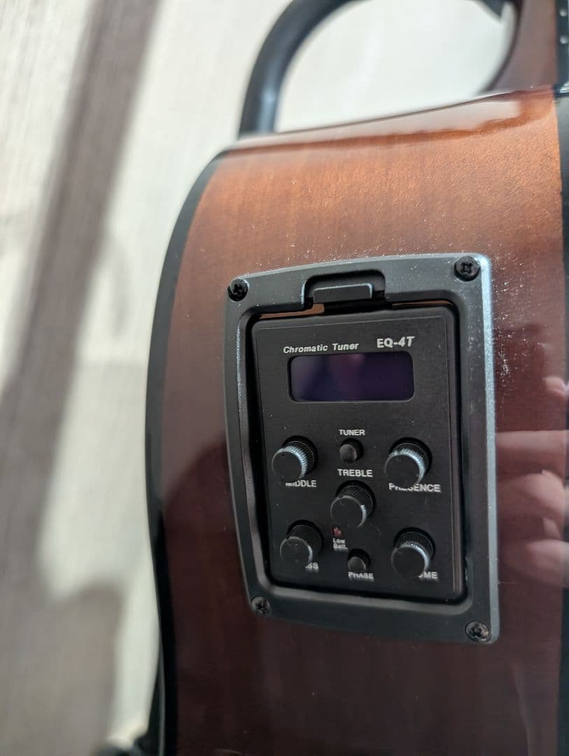 美品/Epiphone　DR-100LTD/NA チューナー付エレアコ　ケース付