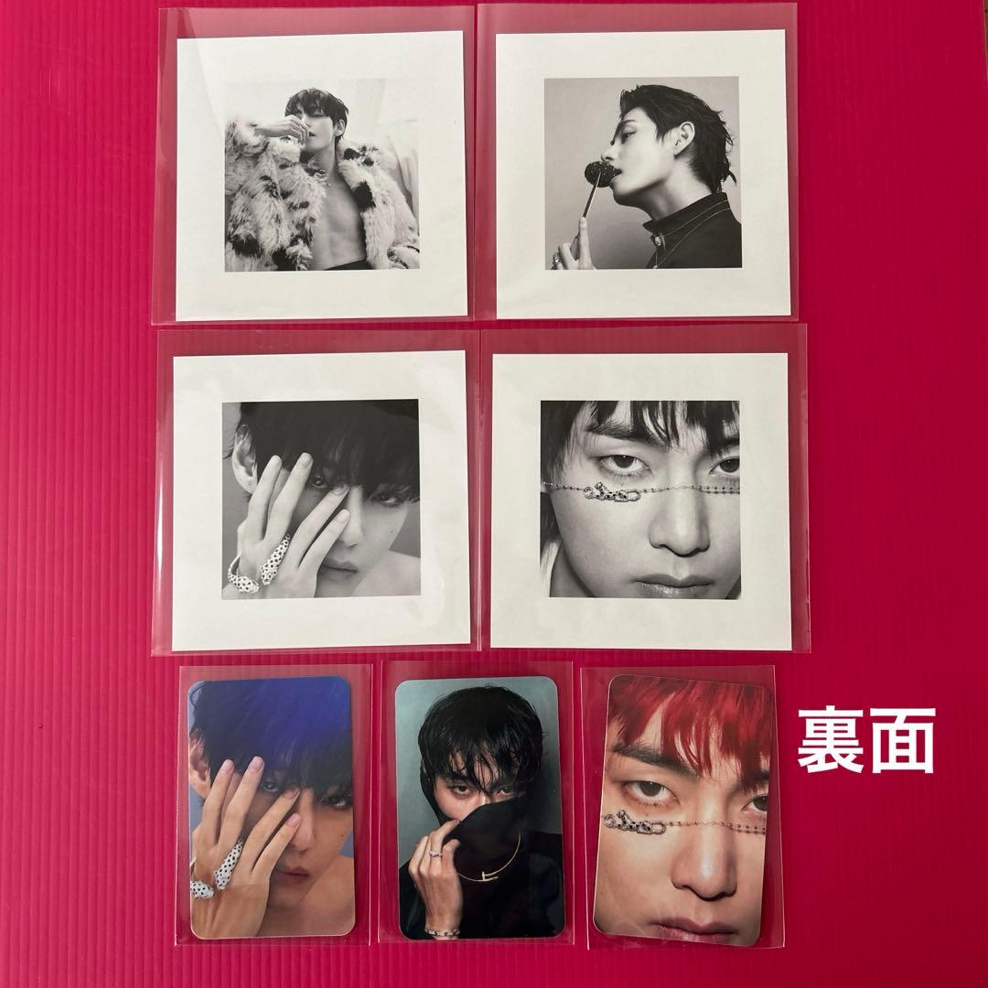 BTS V フィルムブックマーク・両面ホログラムフォトカード
