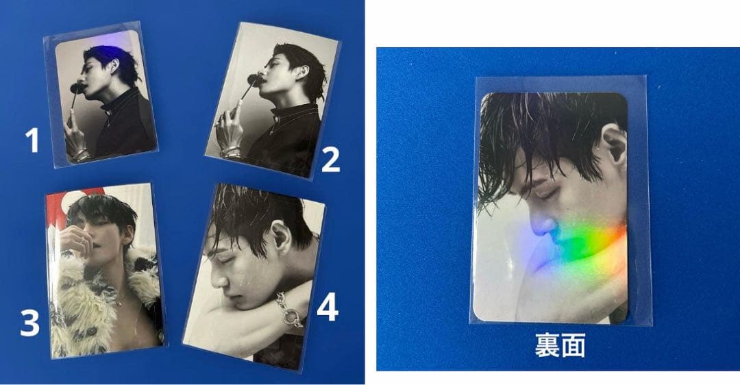 BTS V フィルムブックマーク・両面ホログラムフォトカード