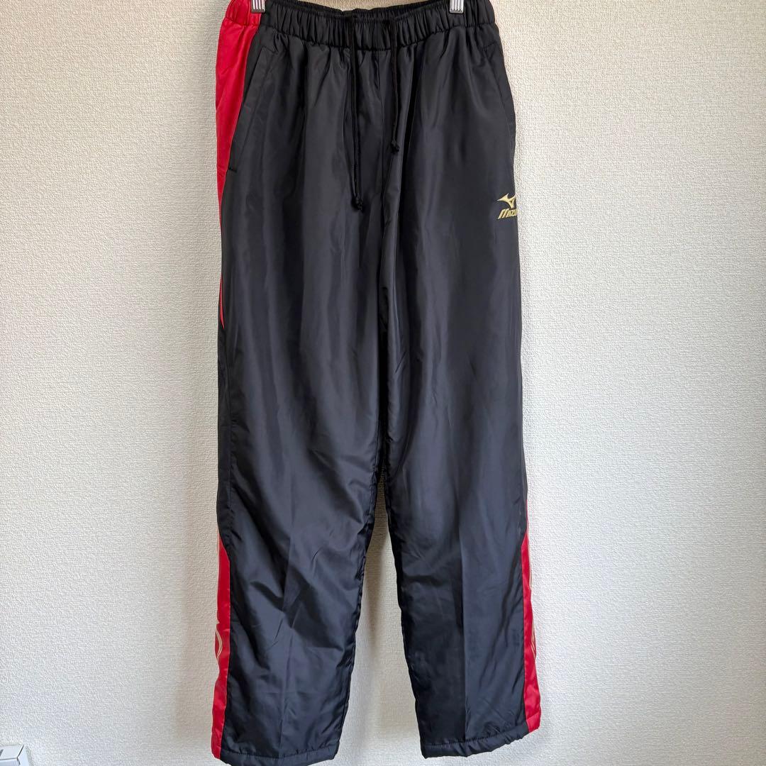 【美品】ミズノ ブレスサーモ 中綿 ウィンドブレーカー セットアップL