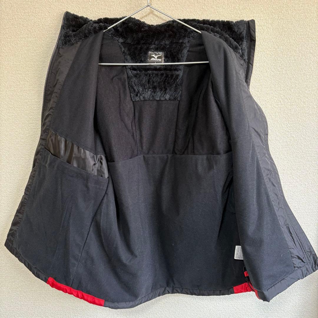 【美品】ミズノ ブレスサーモ 中綿 ウィンドブレーカー セットアップL