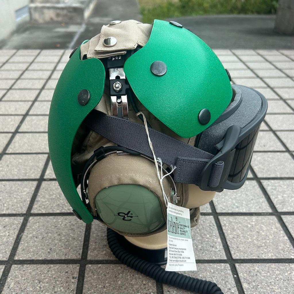 米軍　デッキクルーヘルメット　FLIGHT DECK　グリーン　ミリタリー