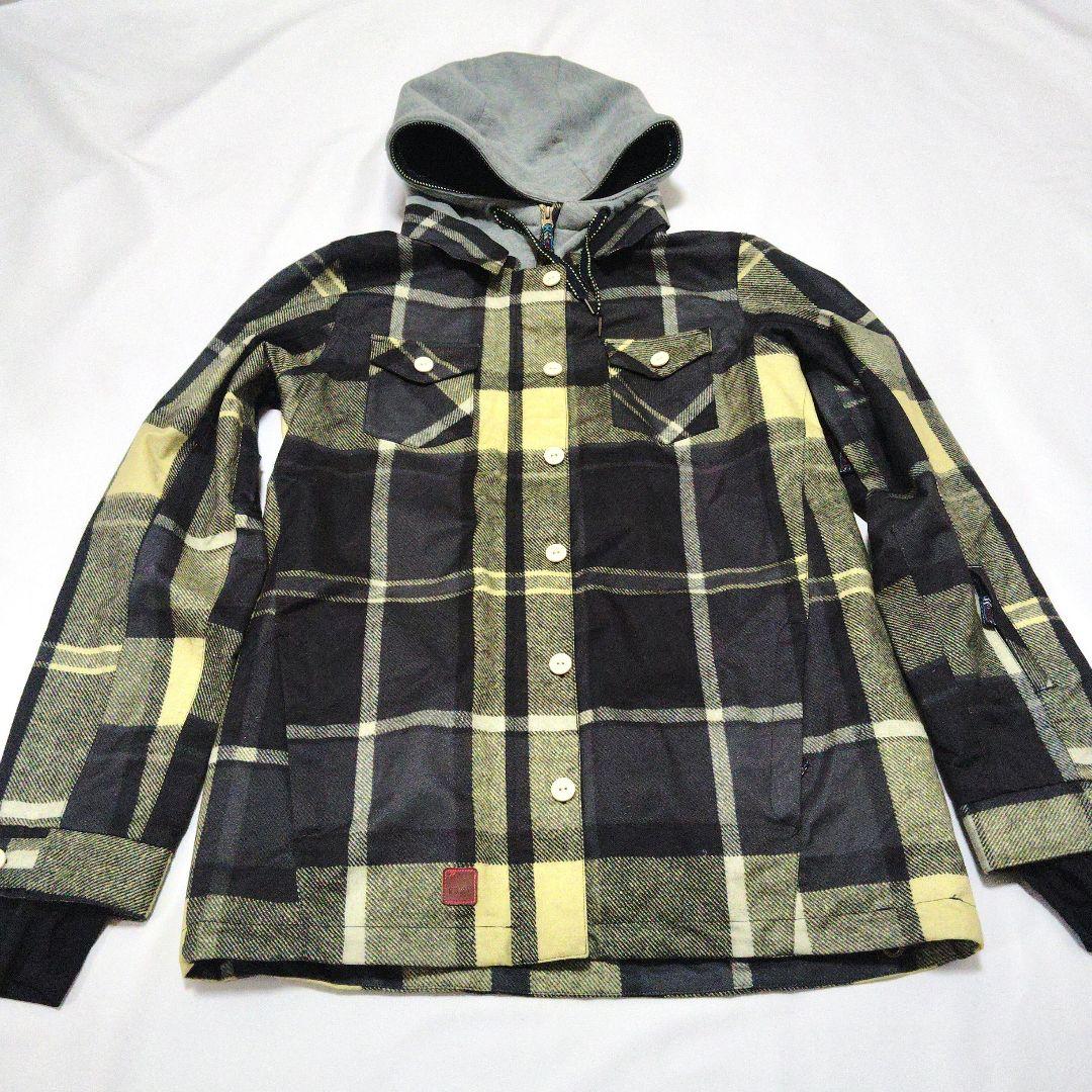 ROXY　ロキシー　スノボウェア　チェック　セットアップ　メンズ　上下セット