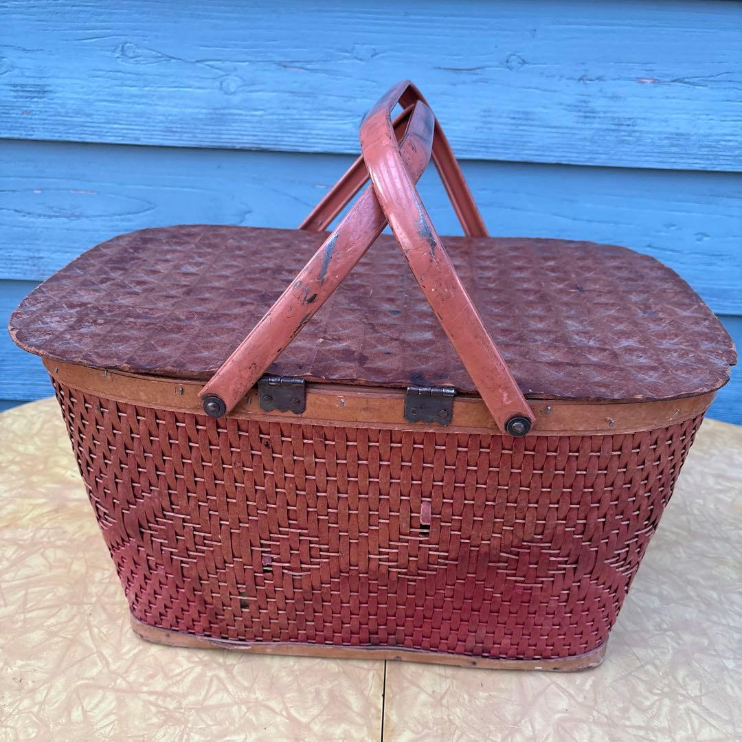 USA VINTAGE 60s REDMAN ピクニックバスケット