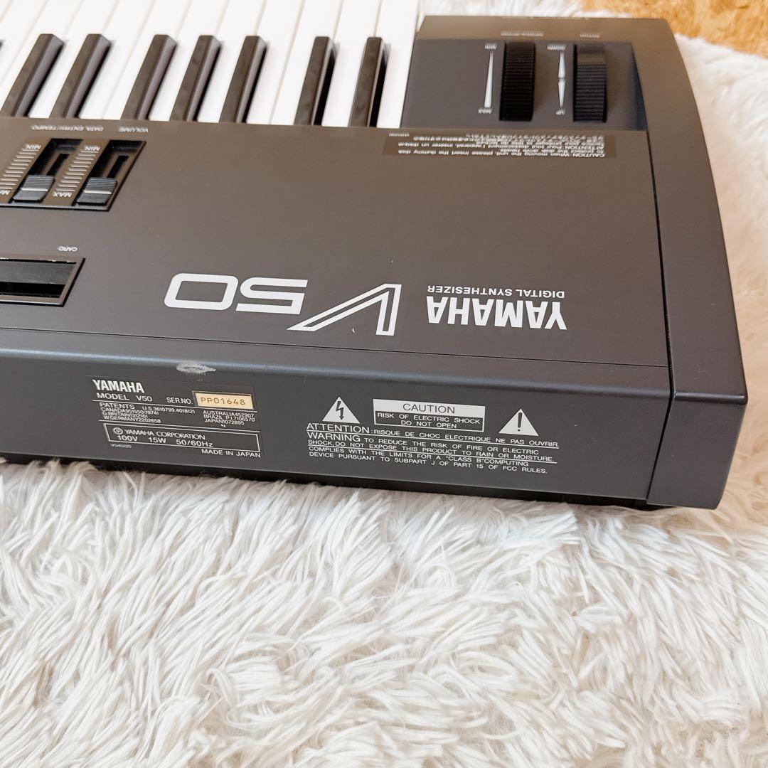 YAMAHA ヤマハ V50 シンセサイザー 61鍵盤 動作品②