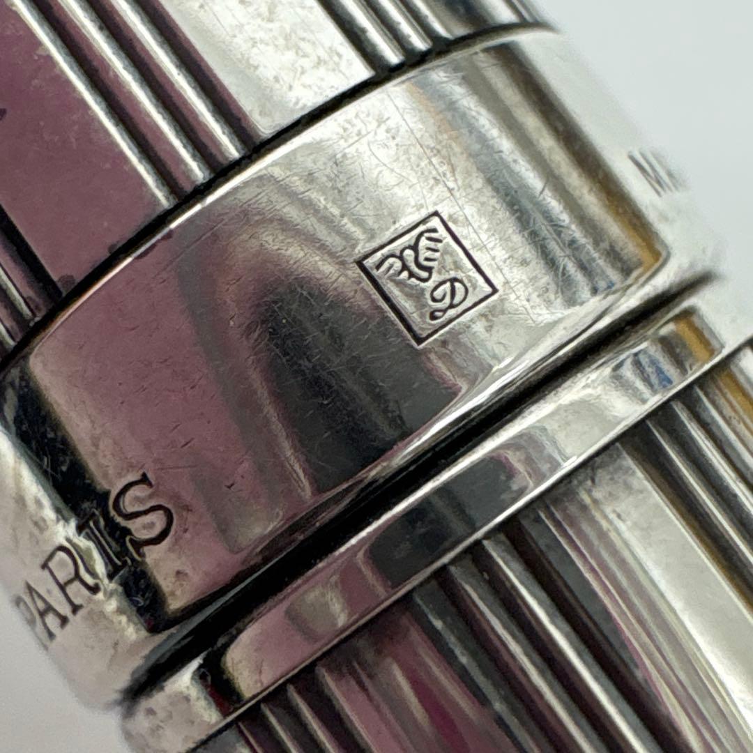 廃盤 デュポン S.T.Dupont 繰り出し ボールペン シルバー