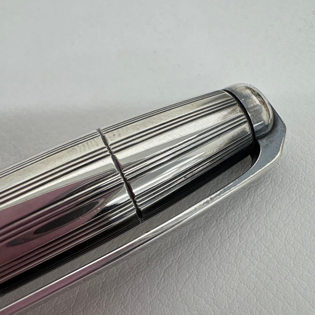 廃盤 デュポン S.T.Dupont 繰り出し ボールペン シルバー