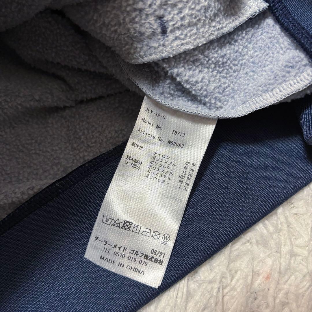 最新作 テーラーメイド セットアップ プリーツ ネイビー ゴルフウェア