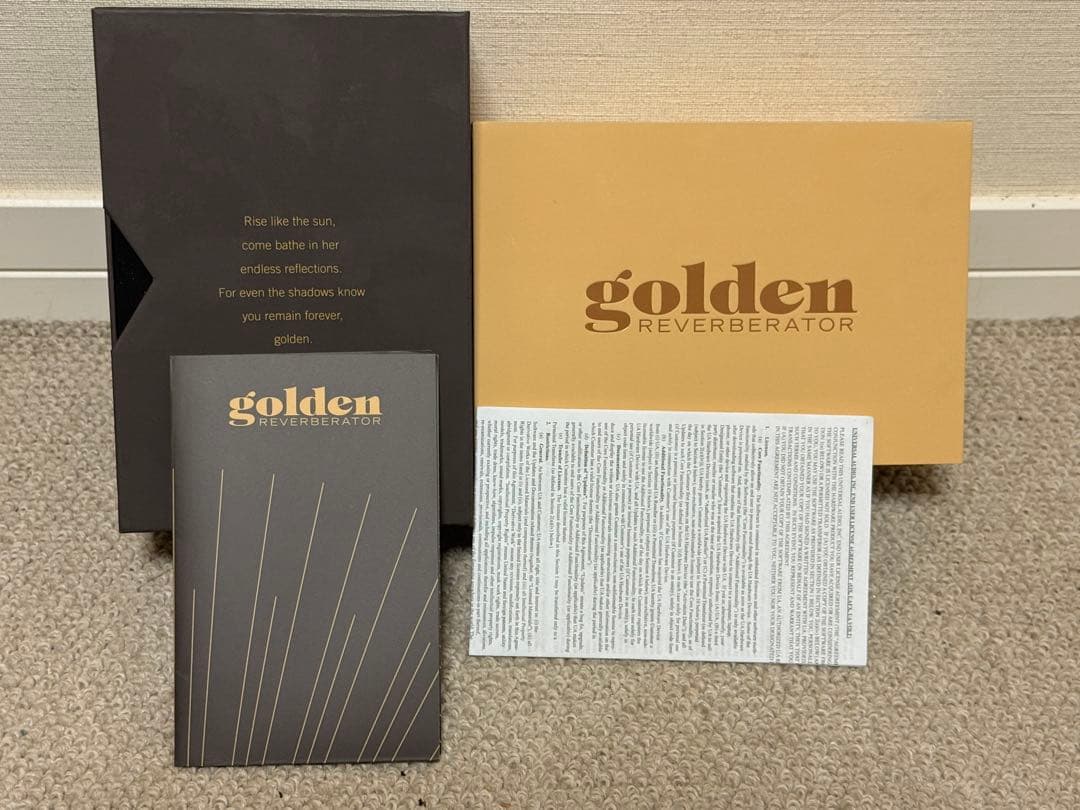 UAFX Golden Reverberator です。