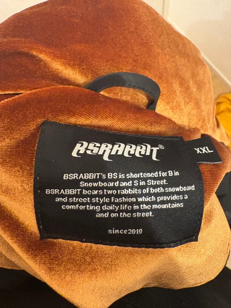 BSRABBIT DRINK SEXY ベロアジャケット XXL