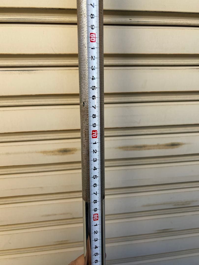 【送料込】バーベルシャフト　全長200cm　直径28mm 管理番号8