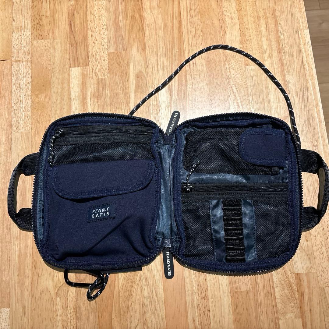 【新品未使用】パーリーゲイツ スマイルラウンドポーチ ゴルフバッグ お出掛け