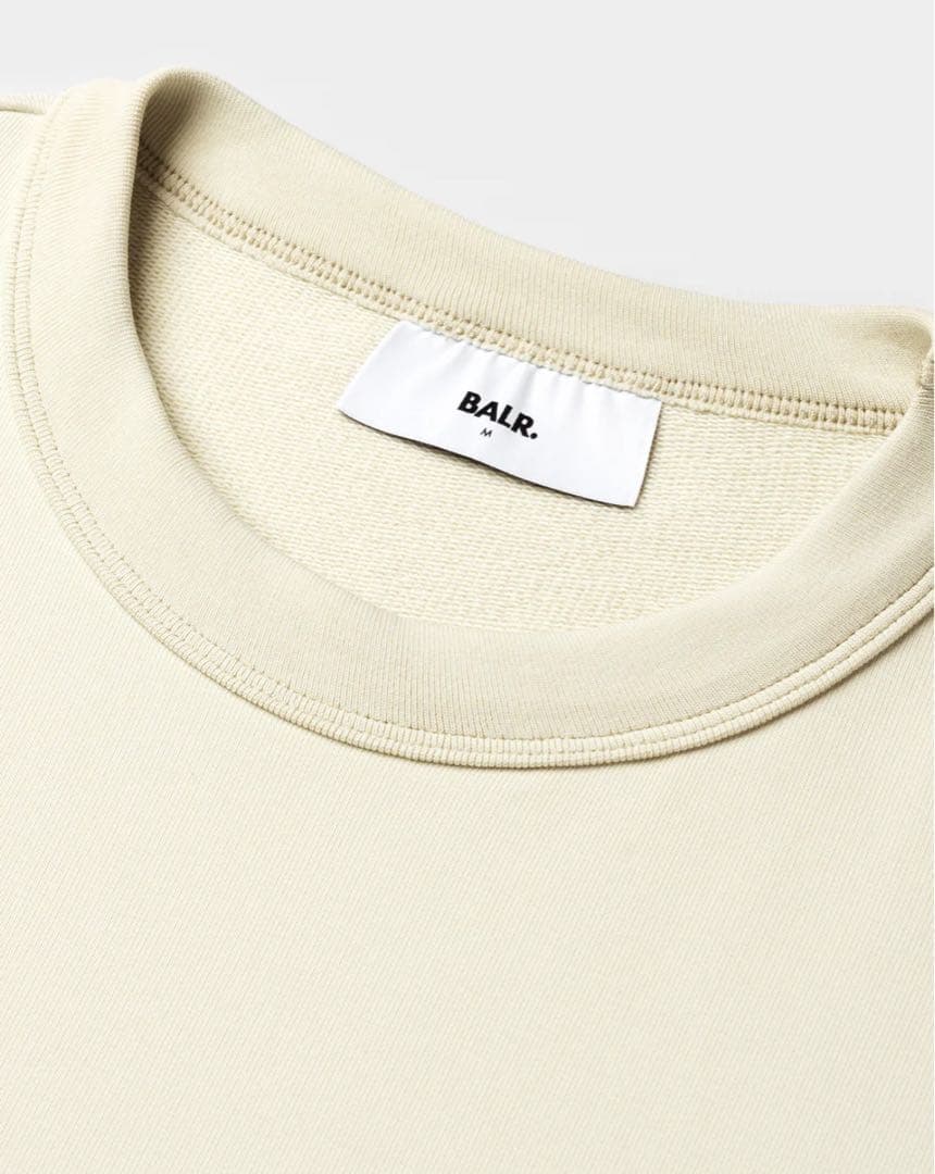 BALR. ボーラー Lサイズ CREWNECK LIGHT BEIGE