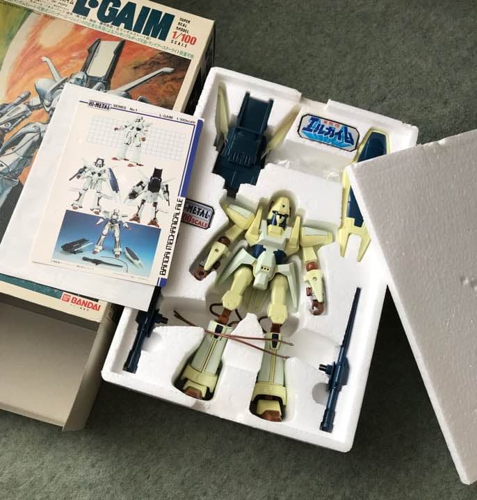 中古 初版 バンダイ 重戦機　エルガイム 1/100 ハイメタル  当時