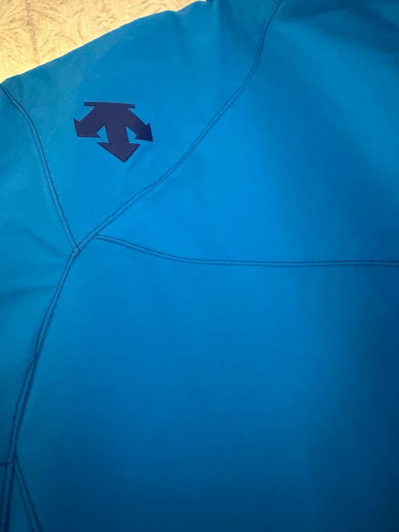 DESCENTE メンズスキースーツ上下 セット ターコイズ