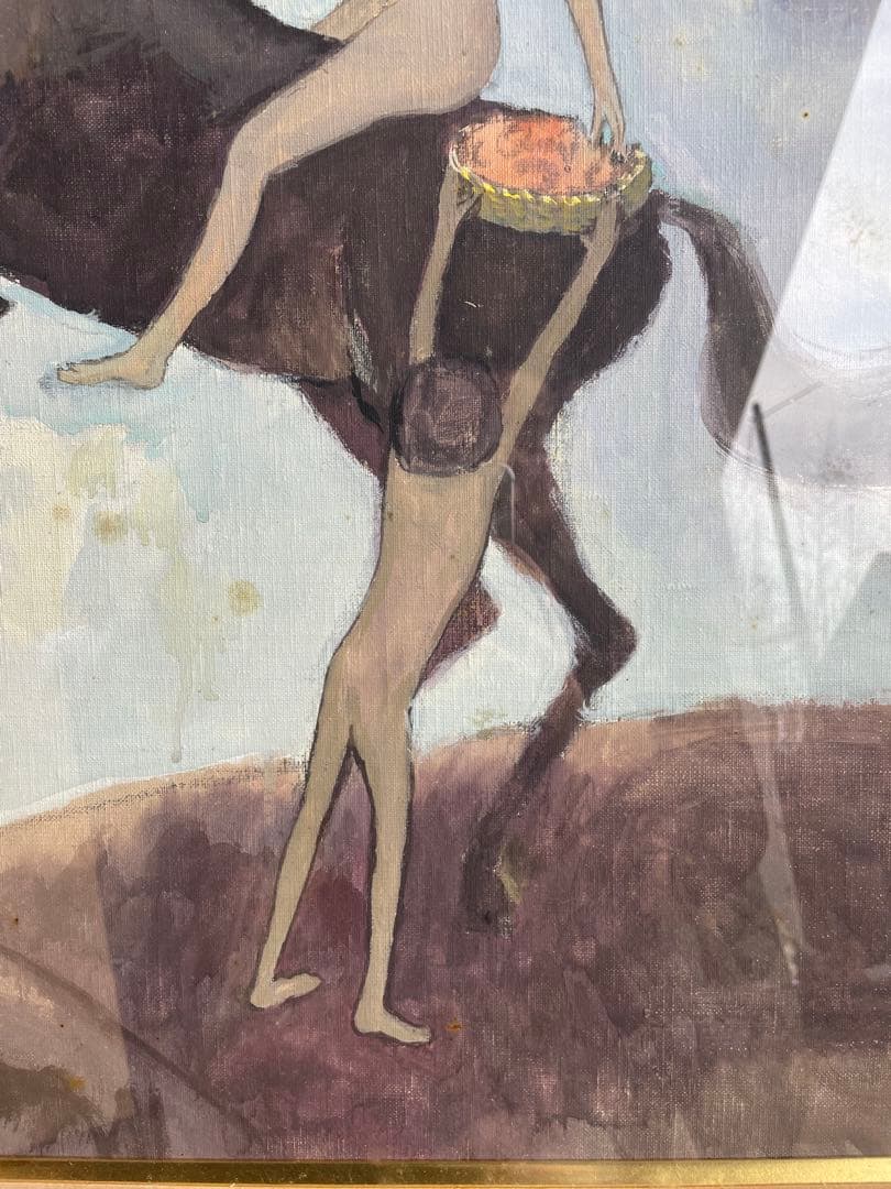 蔵出し　室田豊四郎　「献花」 新制作協会会員　1985年