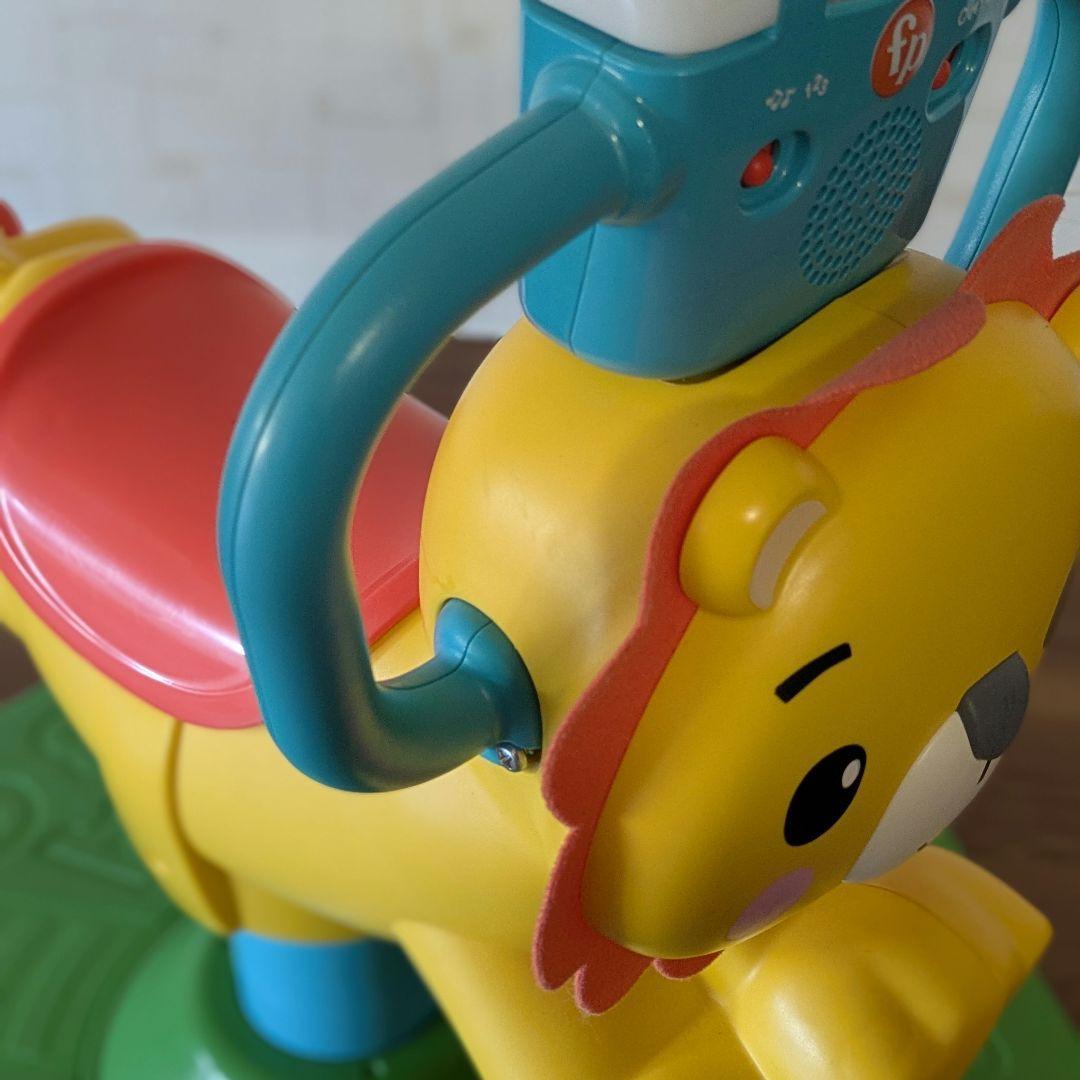 限定品 フィッシャープライス はずむ！まわる！バイリンガル・らいおん