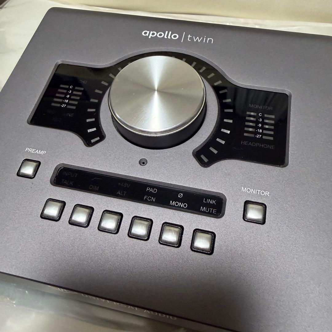UAD Apollo Twin mk2 DUO Thunderboltケーブル付