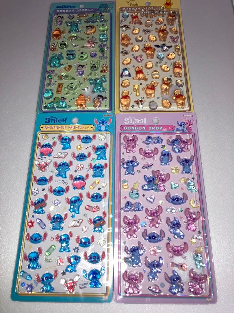 国内完全正規品　ボンボンドロップシール　ディズニー8種セット