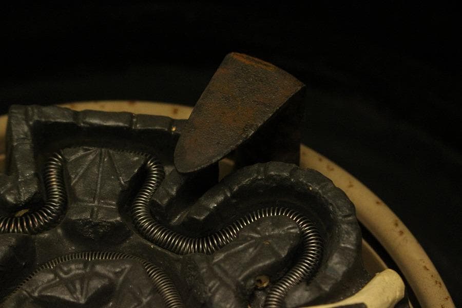 茶道具 面取風炉 野々田電熱器 丸釜 釜環付 720