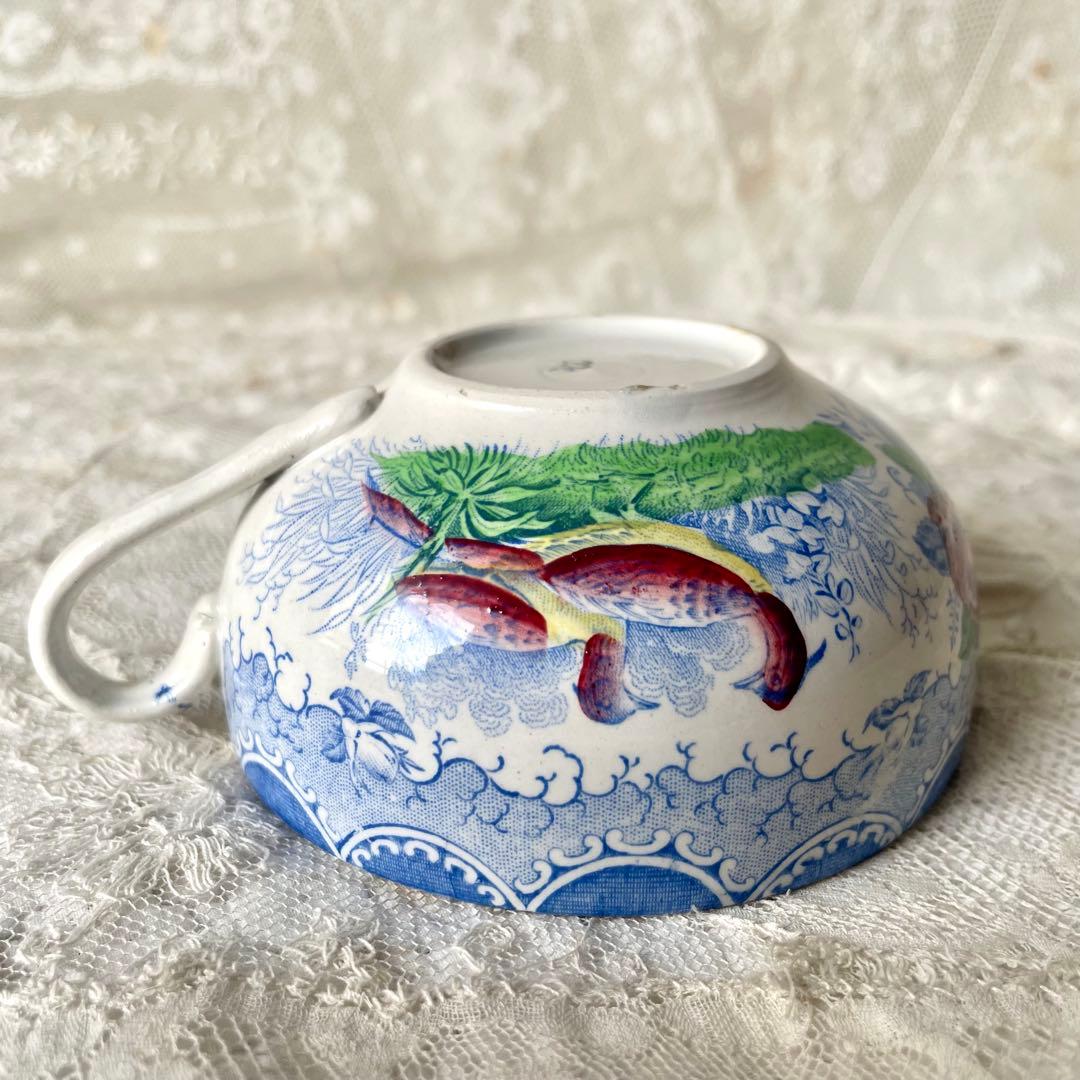 サルグミンヌ　カップ&ソーサー　鳥　バラ　ローズ　C&S フランスアンティーク