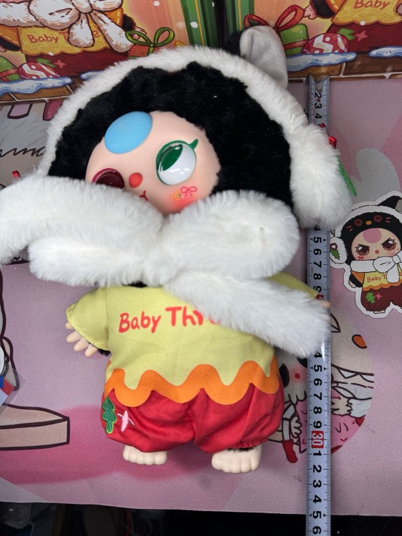 154.babythree big400%体　クリスマス限定　海外ドール　新品