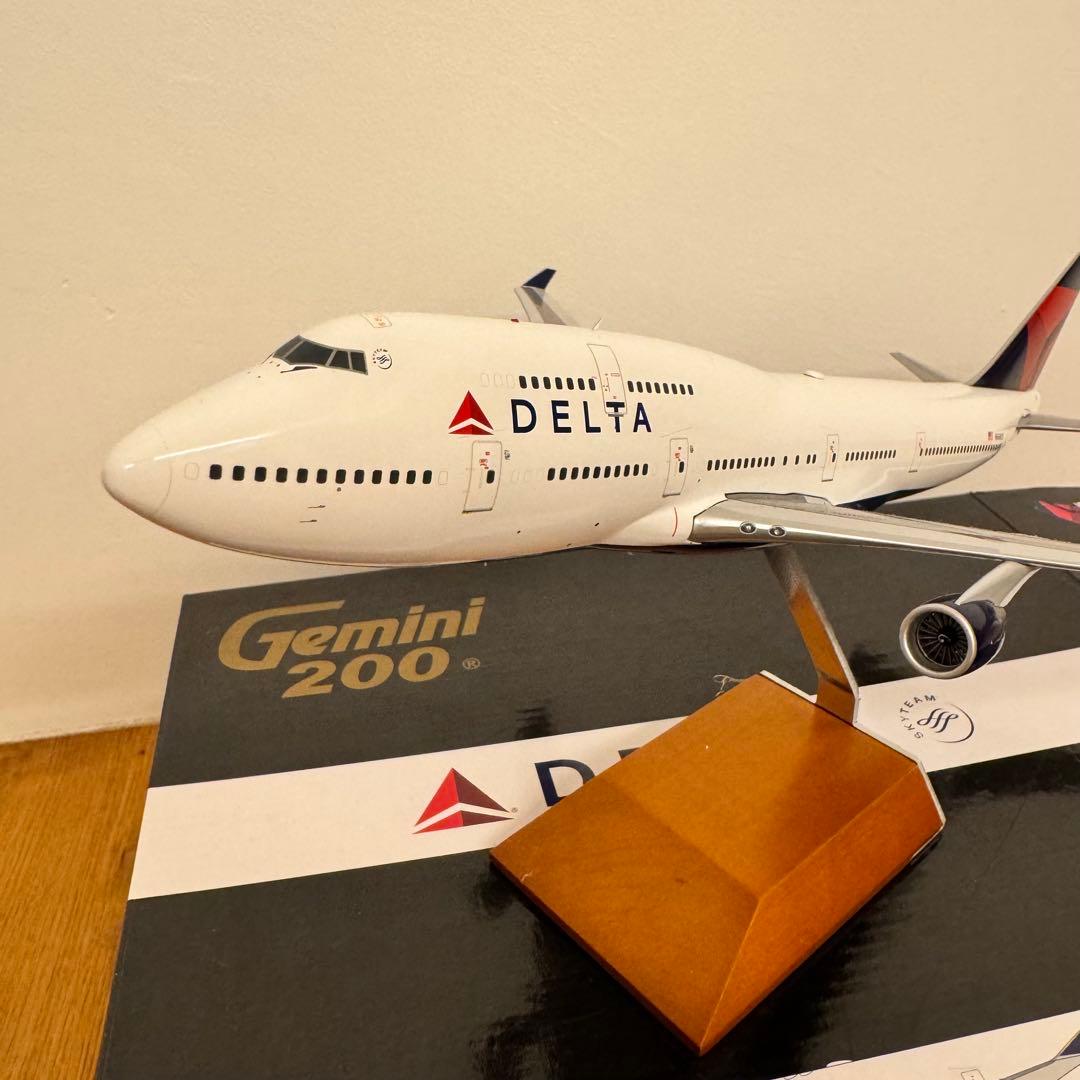 Boeing 747-400 Delta デルタ航空　1/200モデル