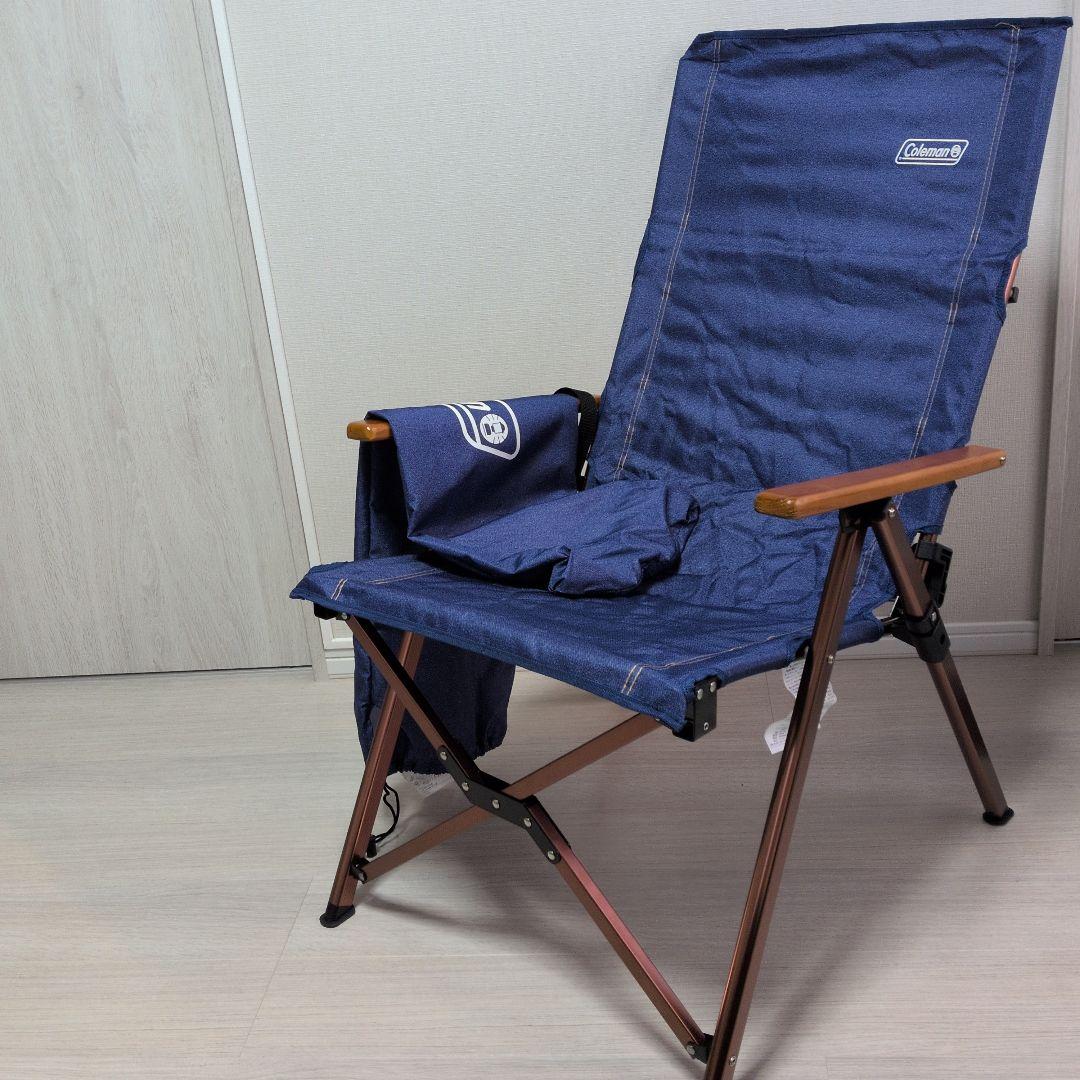 【未使用】Coleman レイチェアチェア　デニム　オーソリティ限定カラー④