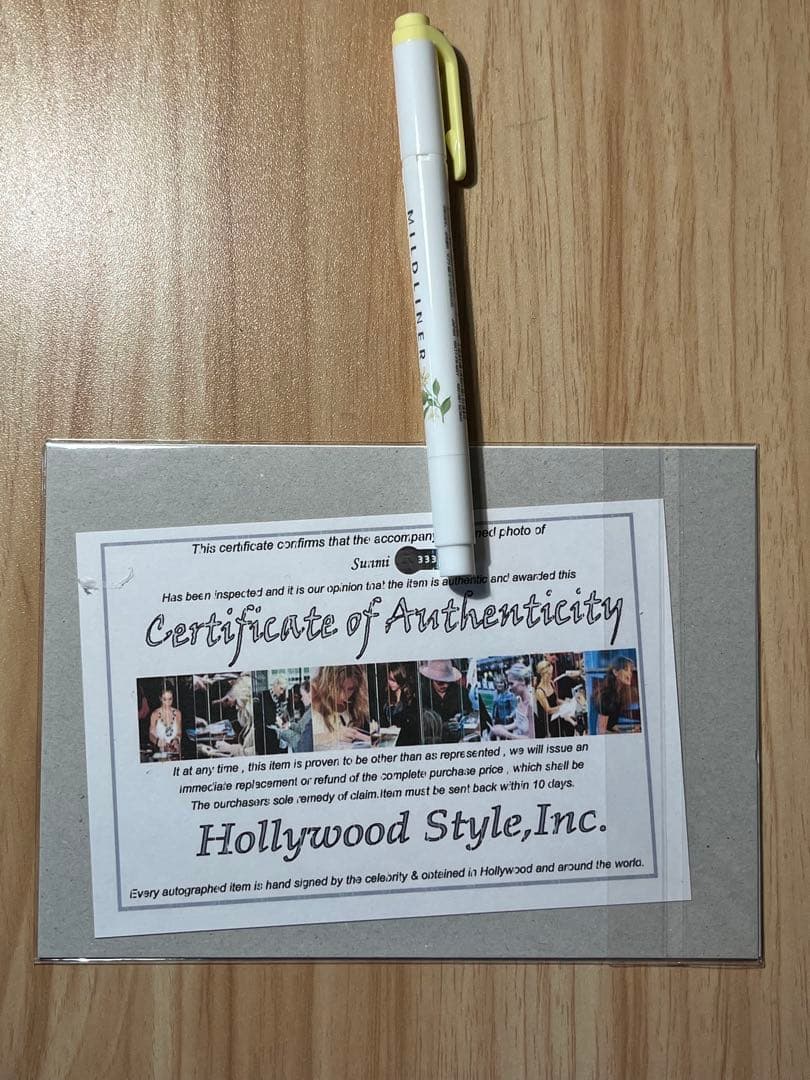 【直筆サイン】SUNMI ソンミ サイン入り ポスター 生写真 証明書付き