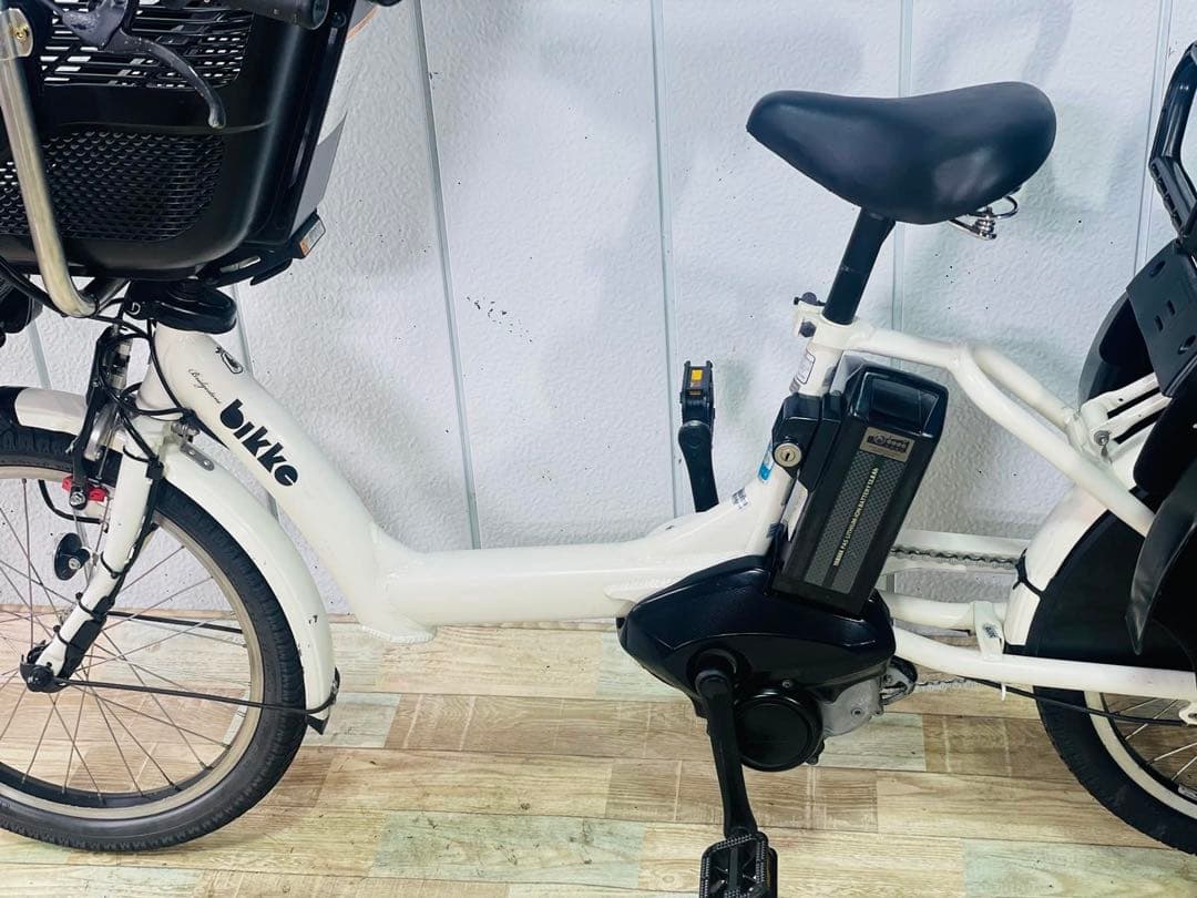 3070ブリヂストン12.8アンペア3人乗り対応子供乗せ　電動アシスト自転車