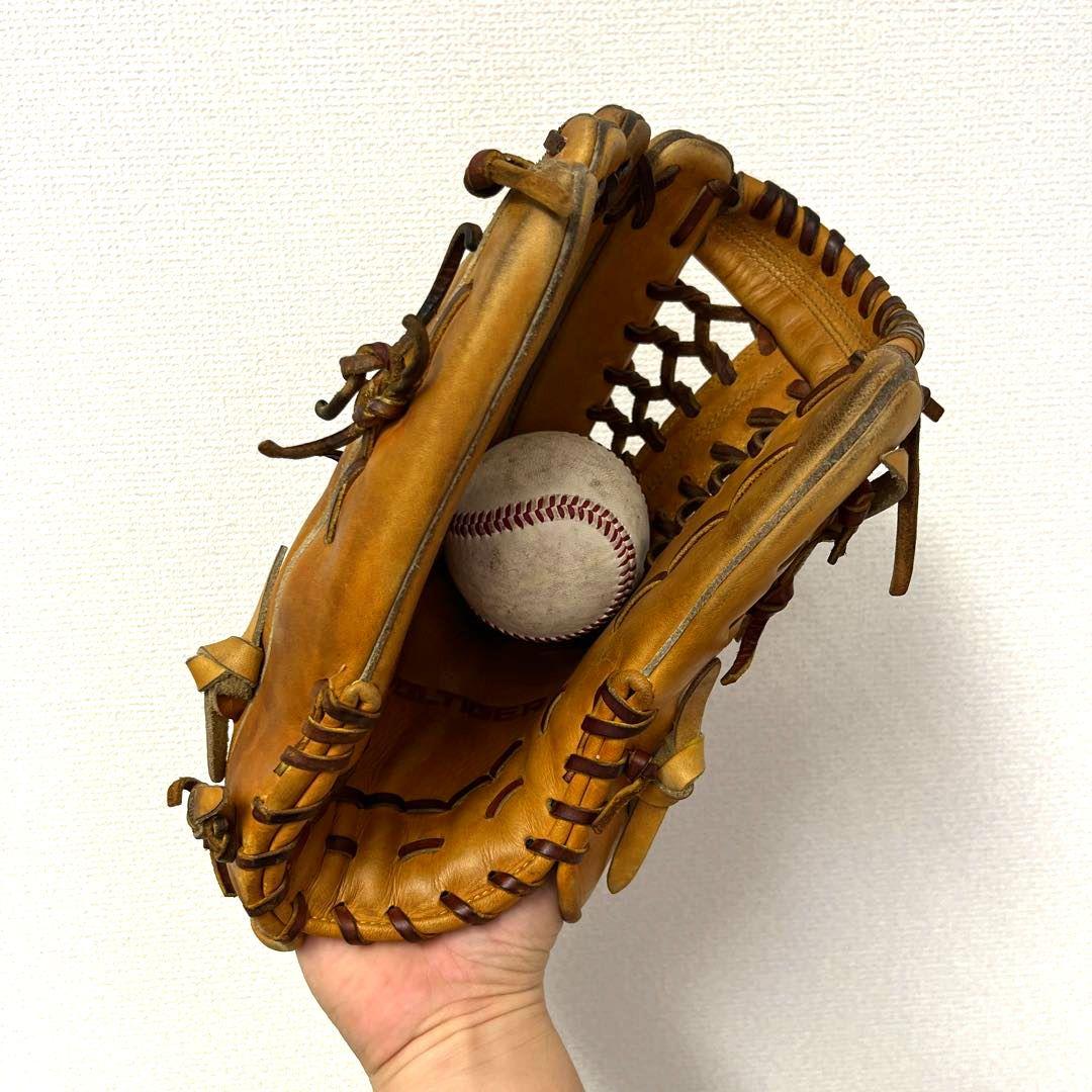 694 ミツワタイガー レボルタイガー 型抜群 硬式 外野手用グローブ