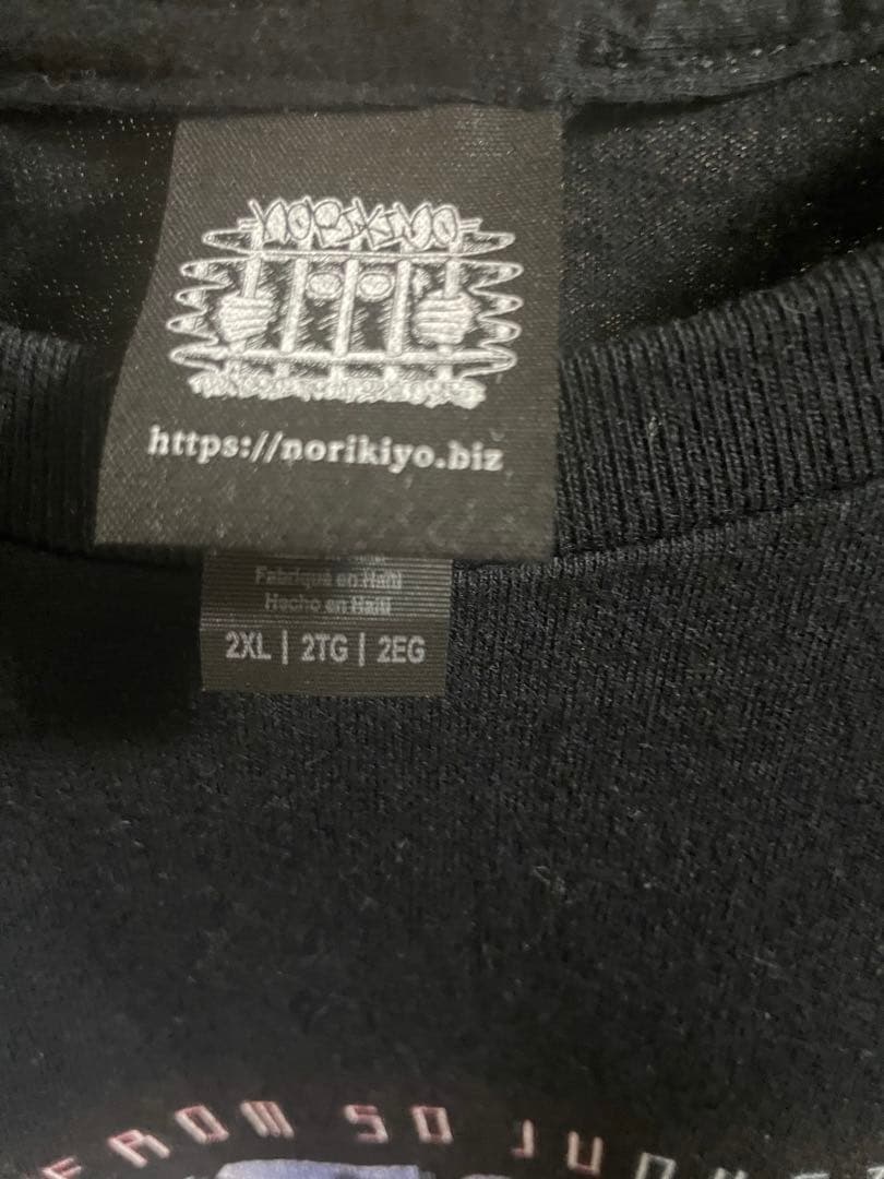 NORIKIYO Outlet Blues Tシャツ ブラック　XXL
