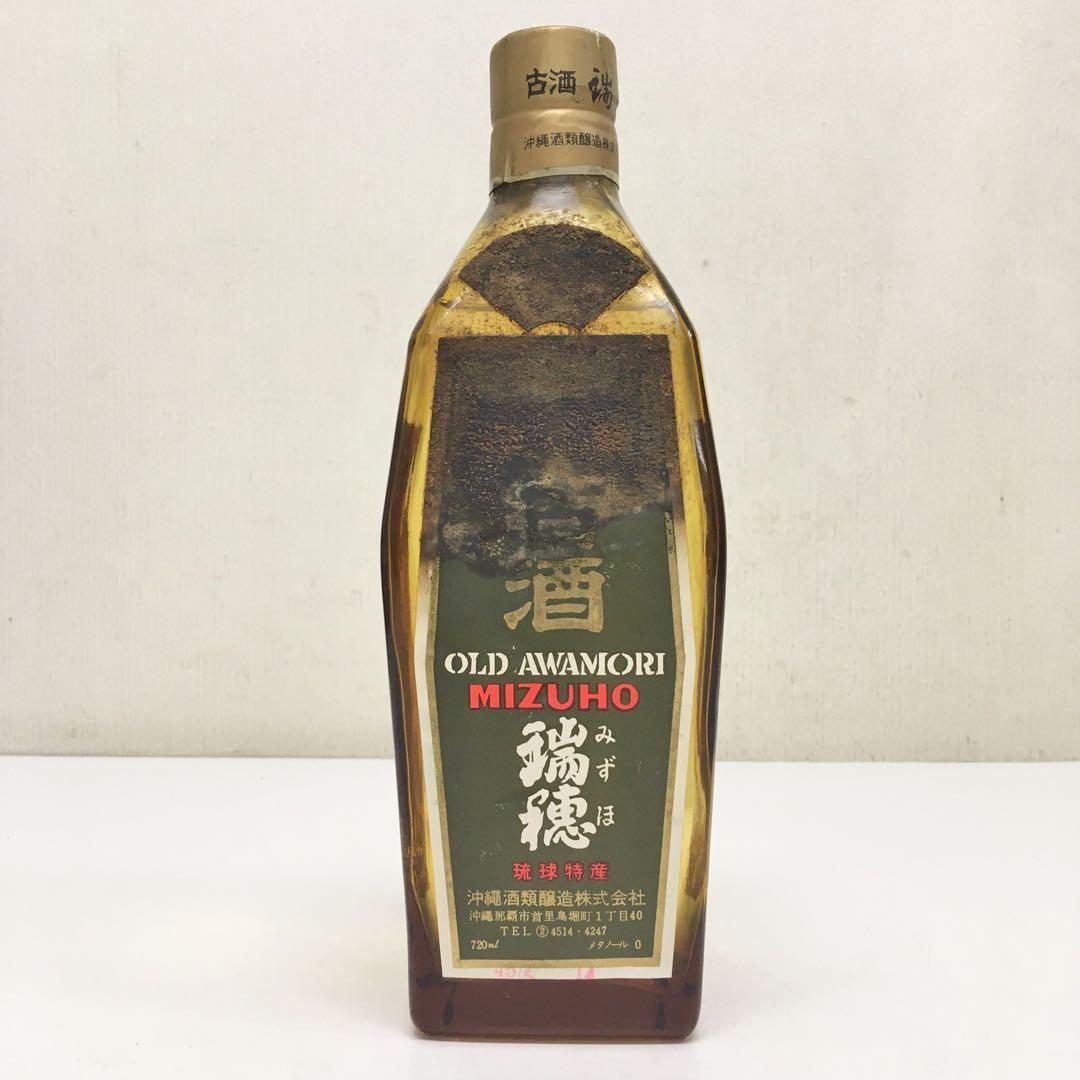 未開栓/琉球泡盛/瑞穂/みづほ/古酒/沖縄あわもり/720ml/AC12